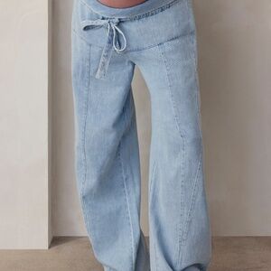 NWT BUMPSUIT The Relaxed Denim Jean - LIGHT BLUE SMALL